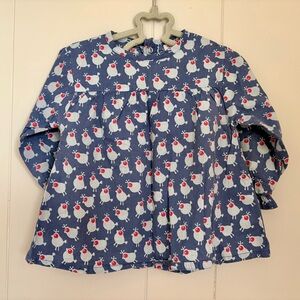 Cute French organic cotton tunic